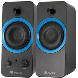 NGS GSX-200 Altavoces Gaming 2.0 Negro/Azul 20W